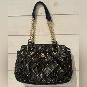 Big Buddha Santa Barbara Hobo
Tote Shoulder Bag Purse in Black
braided pattern